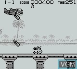 Image in-game du jeu Banishing Racer sur Nintendo Game Boy