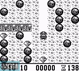 Image in-game du jeu Boulder Dash sur Nintendo Game Boy