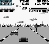 Image in-game du jeu Super Chase H.Q. sur Nintendo Game Boy