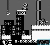 Image in-game du jeu Darkwing Duck sur Nintendo Game Boy