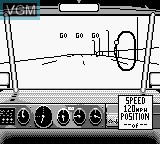 Image in-game du jeu Days of Thunder sur Nintendo Game Boy