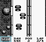 Image in-game du jeu Dirty Racing sur Nintendo Game Boy