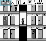 Image in-game du jeu Elevator Action sur Nintendo Game Boy