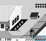 Image in-game du jeu Paperboy sur Nintendo Game Boy