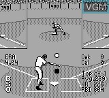 Image in-game du jeu Frank Thomas - Big Hurt Baseball sur Nintendo Game Boy