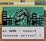 Image in-game du jeu Gamera - Daikaijuu Kuuchuu Kessen sur Nintendo Game Boy