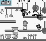 Image in-game du jeu Kitchen Panic sur Nintendo Game Boy