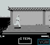 Image in-game du jeu Master Karateka sur Nintendo Game Boy