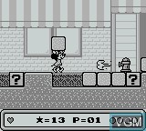 Image in-game du jeu Mickey's Dangerous Chase sur Nintendo Game Boy