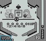 Image in-game du jeu Hero Shuugou!! Pinball Party sur Nintendo Game Boy