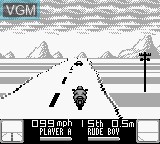 Image in-game du jeu Road Rash sur Nintendo Game Boy