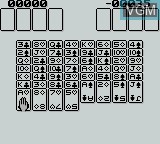 Image in-game du jeu Solitaire FunPak sur Nintendo Game Boy