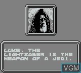 Image in-game du jeu Star Wars - The Empire Strikes Back sur Nintendo Game Boy
