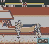 Image in-game du jeu Street Fighter II sur Nintendo Game Boy
