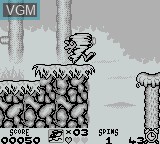 Image in-game du jeu Taz-Mania sur Nintendo Game Boy