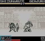 Image in-game du jeu Nettou Samurai Spirits - Zankuro Musouken sur Nintendo Game Boy