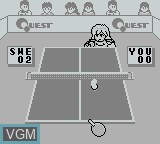 Image in-game du jeu Battle Ping Pong sur Nintendo Game Boy