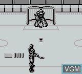 Image in-game du jeu Blades of Steel sur Nintendo Game Boy
