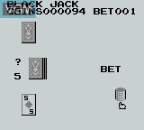 Image in-game du jeu Card Game sur Nintendo Game Boy