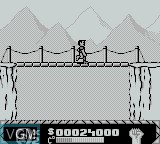 Image in-game du jeu Cliffhanger sur Nintendo Game Boy