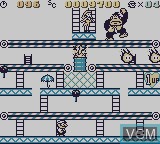 Image in-game du jeu Donkey Kong sur Nintendo Game Boy