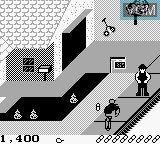 Image in-game du jeu Paperboy sur Nintendo Game Boy