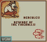 Image in-game du jeu Hercules sur Nintendo Game Boy
