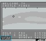 Image in-game du jeu Jack Nicklaus Golf sur Nintendo Game Boy