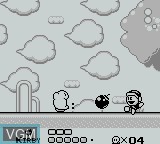 Image in-game du jeu Kirby's Dream Land sur Nintendo Game Boy