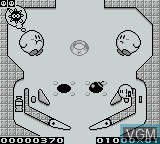 Image in-game du jeu Kirby's Pinball Land sur Nintendo Game Boy