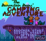 Image de l'ecran titre du jeu Berenstain Bears, The - Camping Adventure sur Sega Game Gear