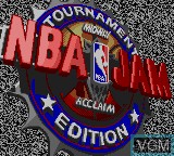 Image de l'ecran titre du jeu NBA Jam Tournament Edition sur Sega Game Gear