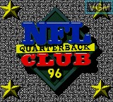 Image de l'ecran titre du jeu NFL Quarterback Club 96 sur Sega Game Gear