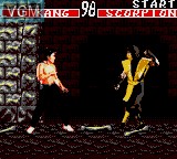 Image in-game du jeu Mortal Kombat sur Sega Game Gear