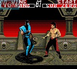 Image in-game du jeu Mortal Kombat II sur Sega Game Gear