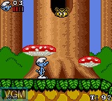 Image in-game du jeu Smurfs, The sur Sega Game Gear