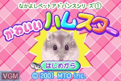 Image de l'ecran titre du jeu Kawaii Hamster sur Nintendo GameBoy Advance