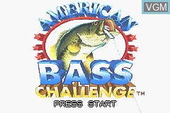 Image de l'ecran titre du jeu American Bass Challenge sur Nintendo GameBoy Advance