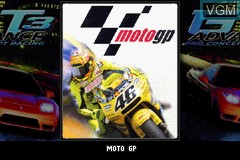 Image de l'ecran titre du jeu 2 Games in 1 - GT Advance 3 - Pro Concept Racing + MotoGP sur Nintendo GameBoy Advance