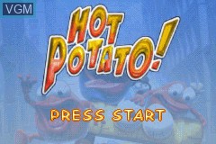 Image de l'ecran titre du jeu Hot Potato! sur Nintendo GameBoy Advance
