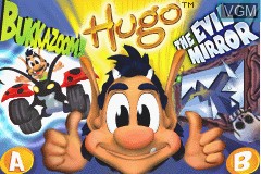 Image de l'ecran titre du jeu Hugo 2in1 - Bukkazoom! / The Evil Mirror sur Nintendo GameBoy Advance