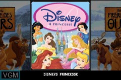Image de l'ecran titre du jeu 2 Games in 1 - Disney Princesse + Frère des Ours sur Nintendo GameBoy Advance
