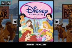 Image de l'ecran titre du jeu 2 Games in 1 - Disney Princesas + Hermano Oso sur Nintendo GameBoy Advance