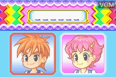 Image du menu du jeu Kawaii Hamster sur Nintendo GameBoy Advance