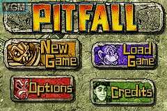 Image du menu du jeu Pitfall - The Lost Expedition sur Nintendo GameBoy Advance