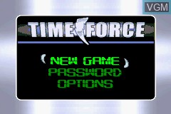 Image du menu du jeu 2 Games in 1 - Power Rangers - Time Force + Power Rangers - Ninja Storm sur Nintendo GameBoy Advance