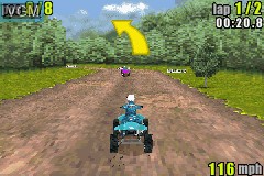 Image in-game du jeu ATV - Quad Power Racing sur Nintendo GameBoy Advance
