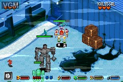 Image in-game du jeu Cubix Robots for Everyone - Clash 'n Bash sur Nintendo GameBoy Advance