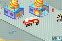 Image in-game du jeu Matchbox Cross Town Heroes sur Nintendo GameBoy Advance