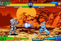 Image in-game du jeu Street Fighter Alpha 3 sur Nintendo GameBoy Advance